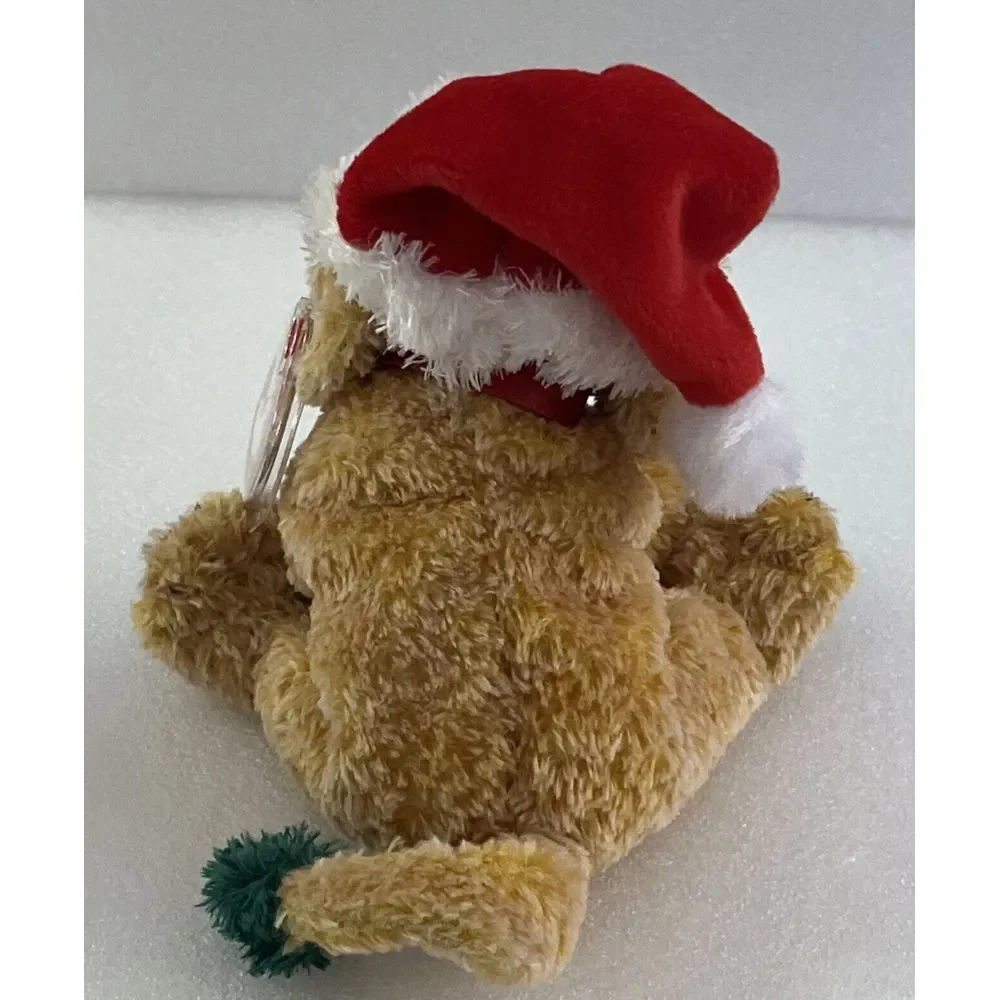 Ty Beanie Babies 1998 Holiday Teddy, 2001 Jinglepup, 2005 Jingles, Christmas Set